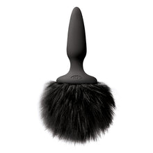 Load image into Gallery viewer, Bunny Tails Mini Black with Black Fur
