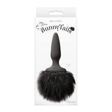 Load image into Gallery viewer, Bunny Tails Mini Black with Black Fur
